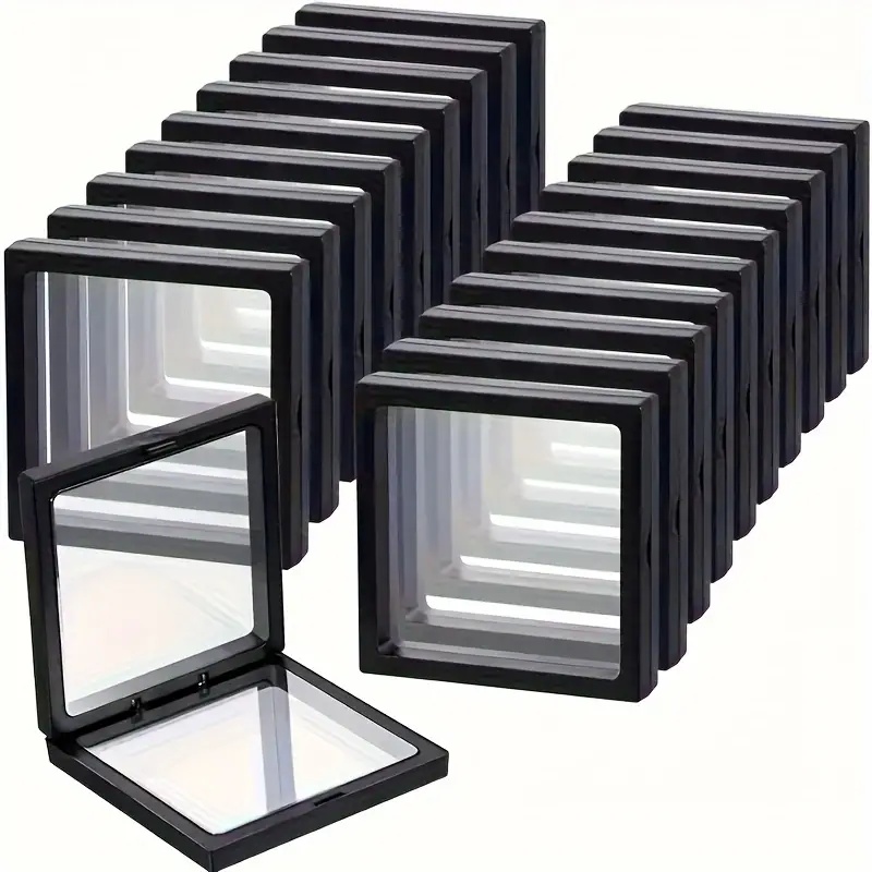 20Pcs Clearview 3D Floating Di - Body Jewelry Organizer recensie en prijs