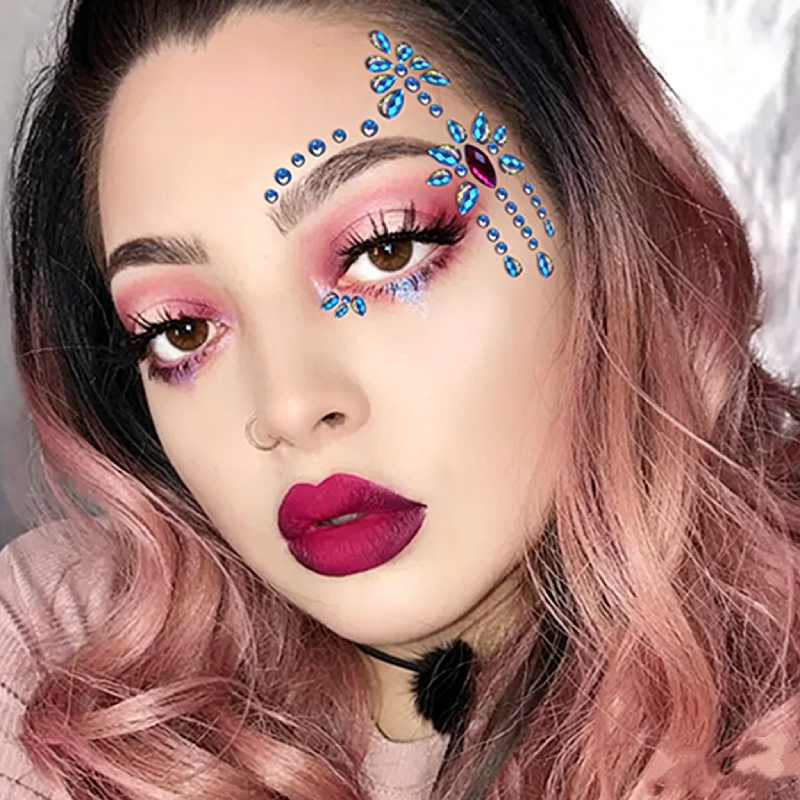 Half Face Mermaid Rhinestone S - Body Jewelry Tattoo recensie en prijs