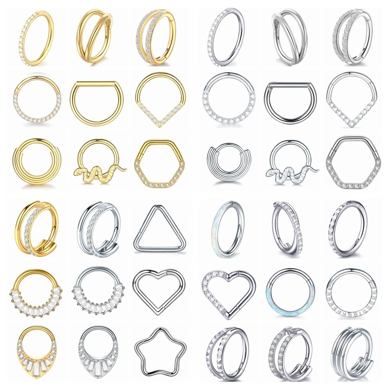 1pc Titanium Cartilage Hoop Ea - Septum Clicker Ring recensie en prijs