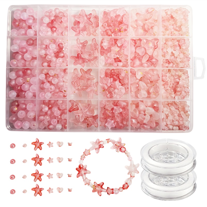 7-19mm825pcs Matte gradient lo - Body Jewelry Organizer recensie en prijs