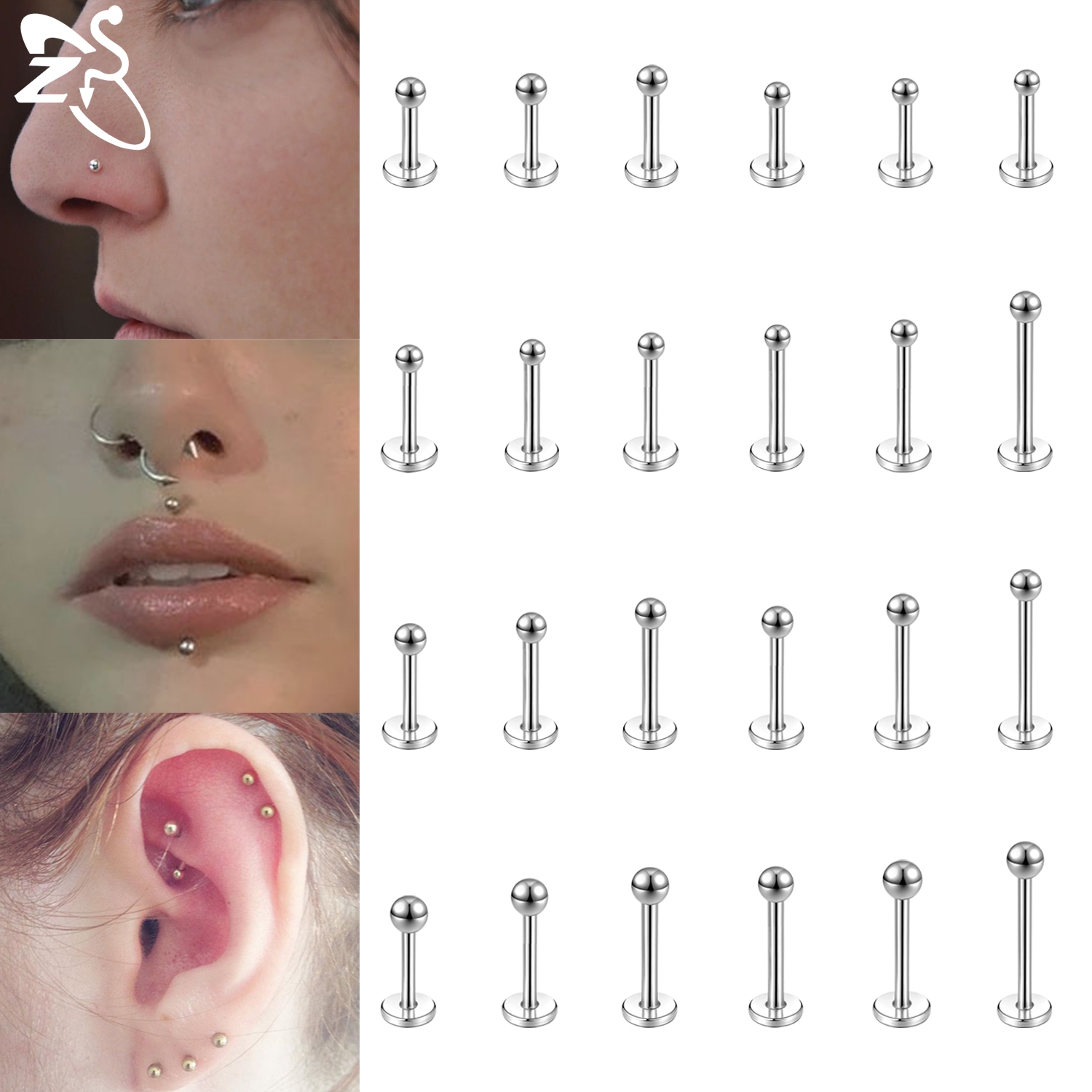 ZS 1 PC 16G/18G Internal Threa - Zs Body Jewelry recensie en prijs