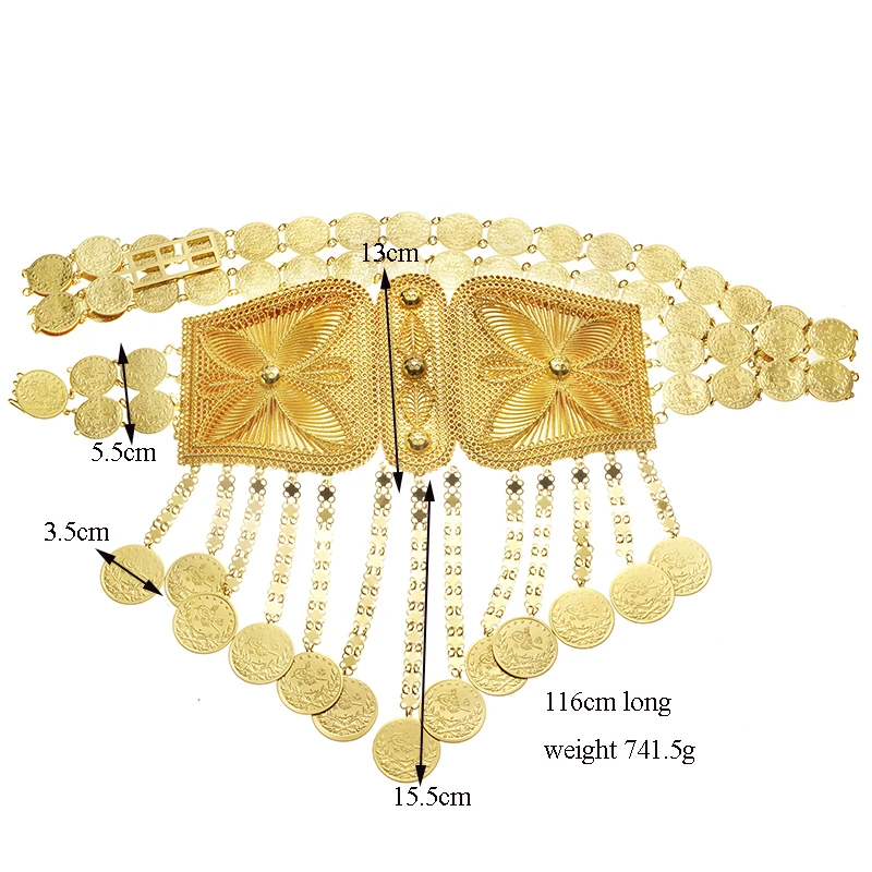 Kurdish Luxury Wedding Jewelry - Body Jewelry Gold Plated recensie en prijs