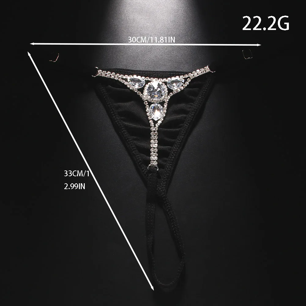 Sexy Round Rhinestone Thong Ad - Body Jewelry Sale recensie en prijs
