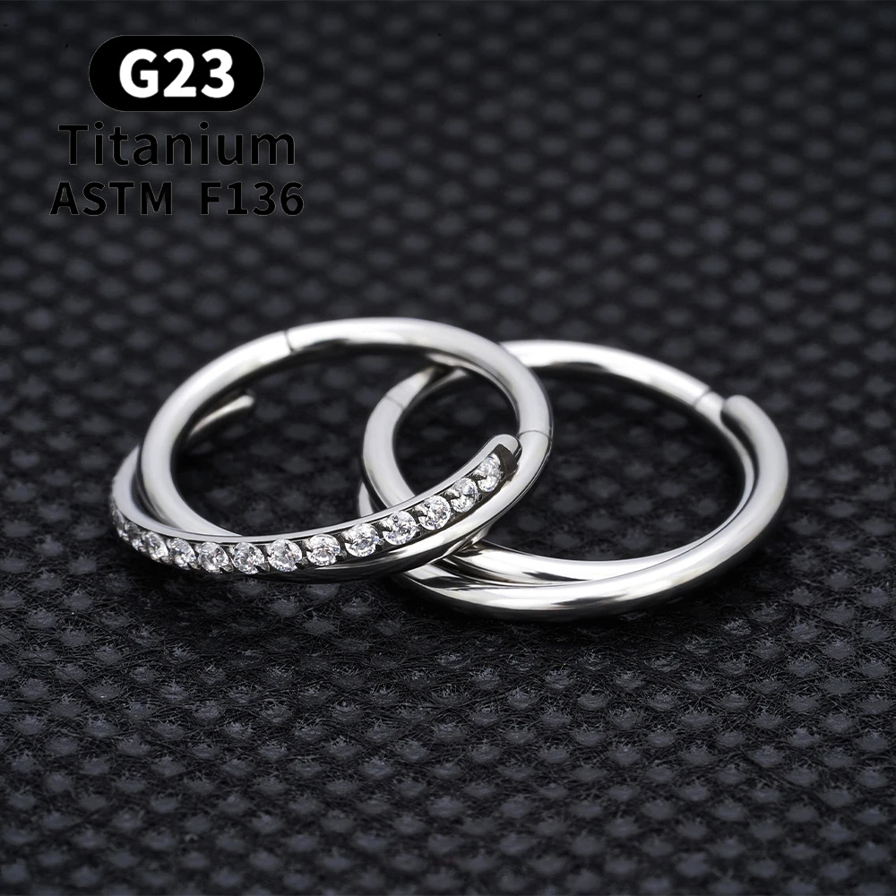 ASTM F136 Titanium Hinged Segm - Septum Clicker Ring recensie en prijs