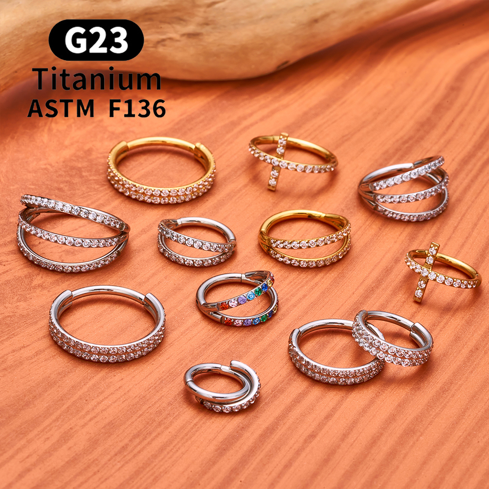 ASTM F136 Titanium Hinged Segm - Septum Clicker Ring recensie en prijs
