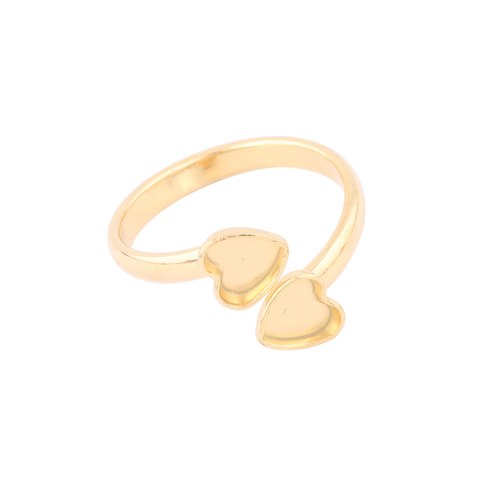 10pcs Stainless Steel Gold Pla - Daith Heart Ring recensie en prijs