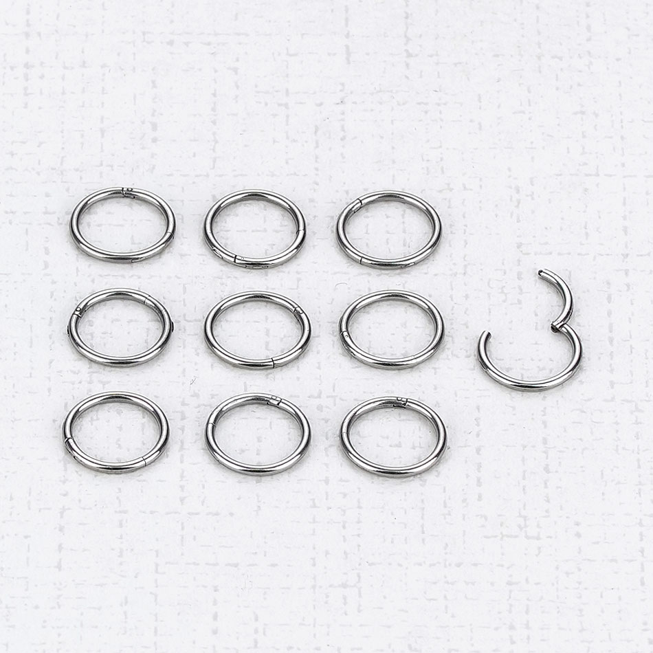 1PC G23 Titanium Hinged Segmen - Septum Clicker Ring recensie en prijs
