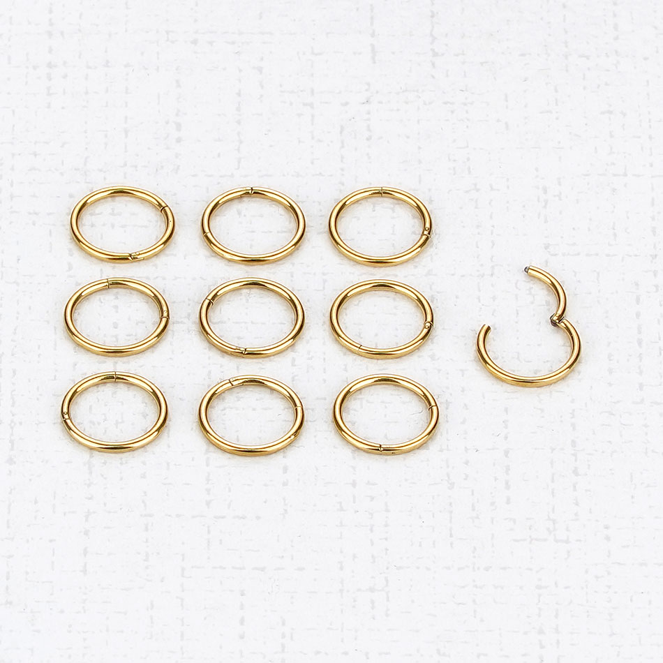 1PC G23 Titanium Hinged Segmen - Septum Clicker Ring recensie en prijs