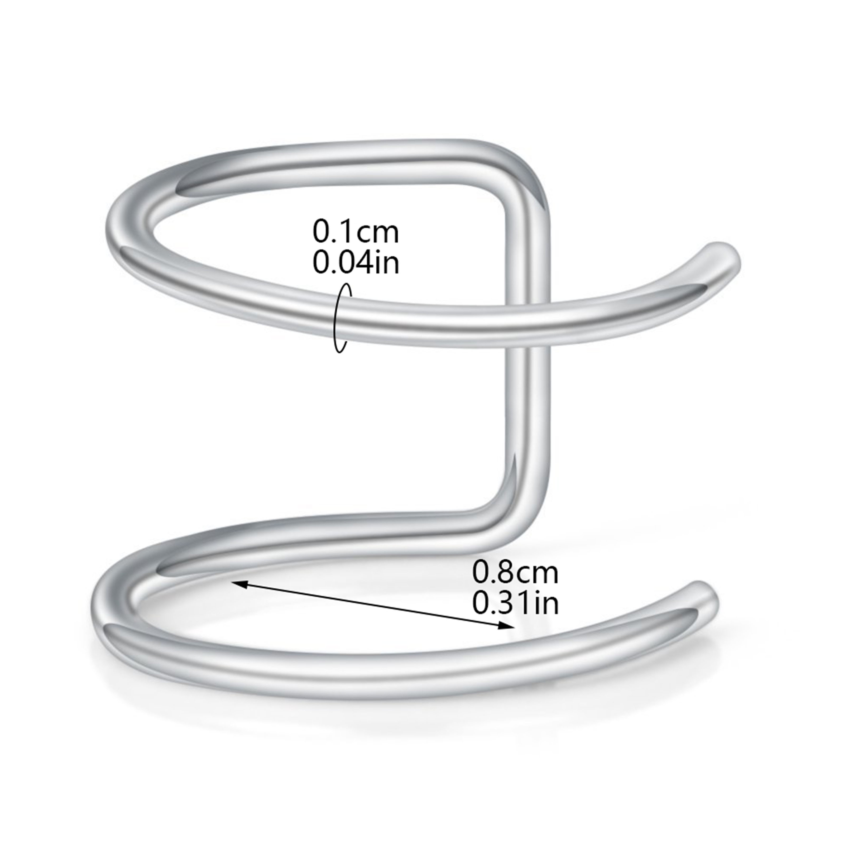 2pcs New No-Piercing Ear Cuffs - Body Jewelry Ear recensie en prijs