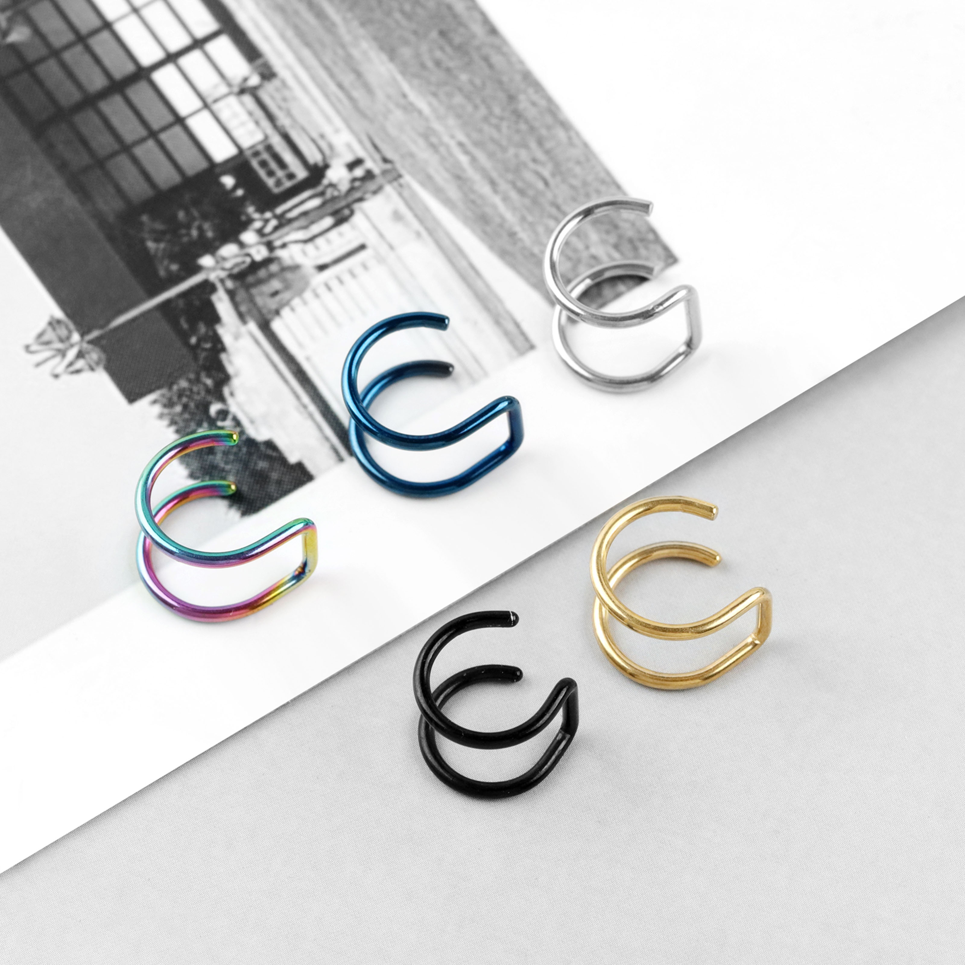 2pcs New No-Piercing Ear Cuffs - Body Jewelry Ear recensie en prijs