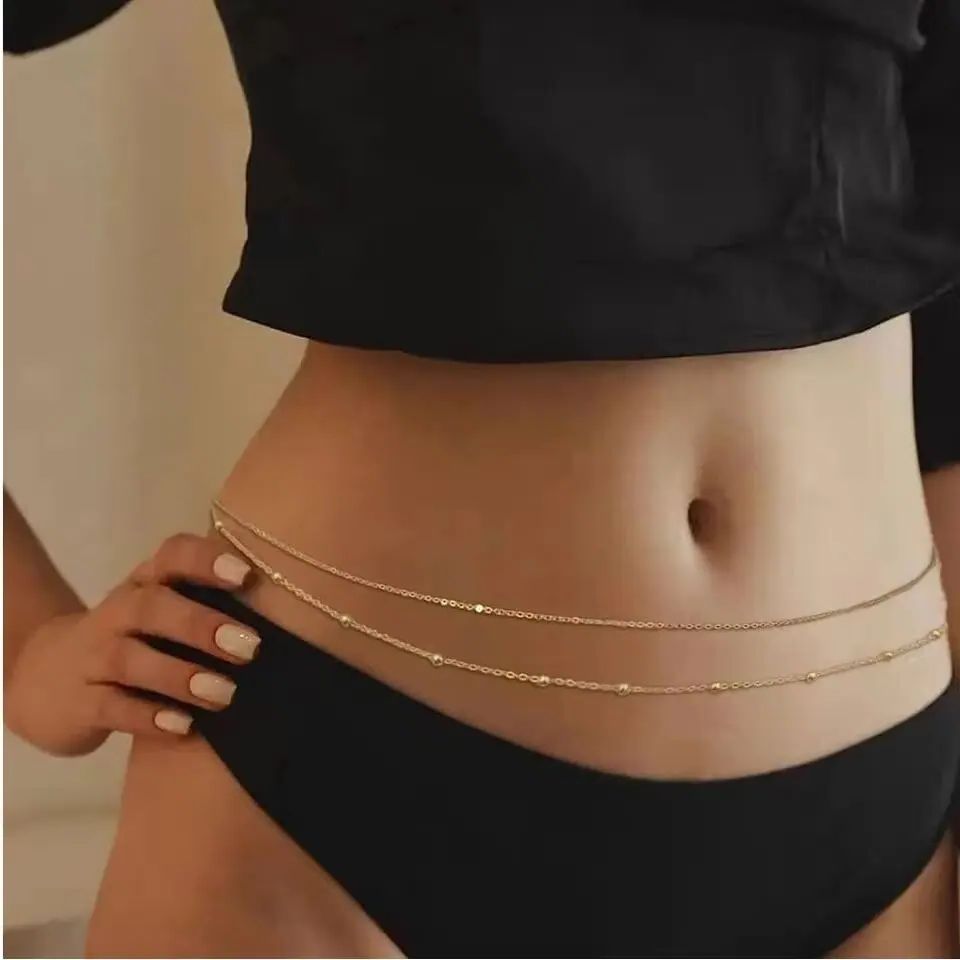 HipHop Double Layers Belly Cha - Body Jewelry Sale recensie en prijs
