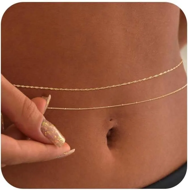 14k Gold Plated 26-33Inch Adju - Body Jewelry Gold Plated recensie en prijs