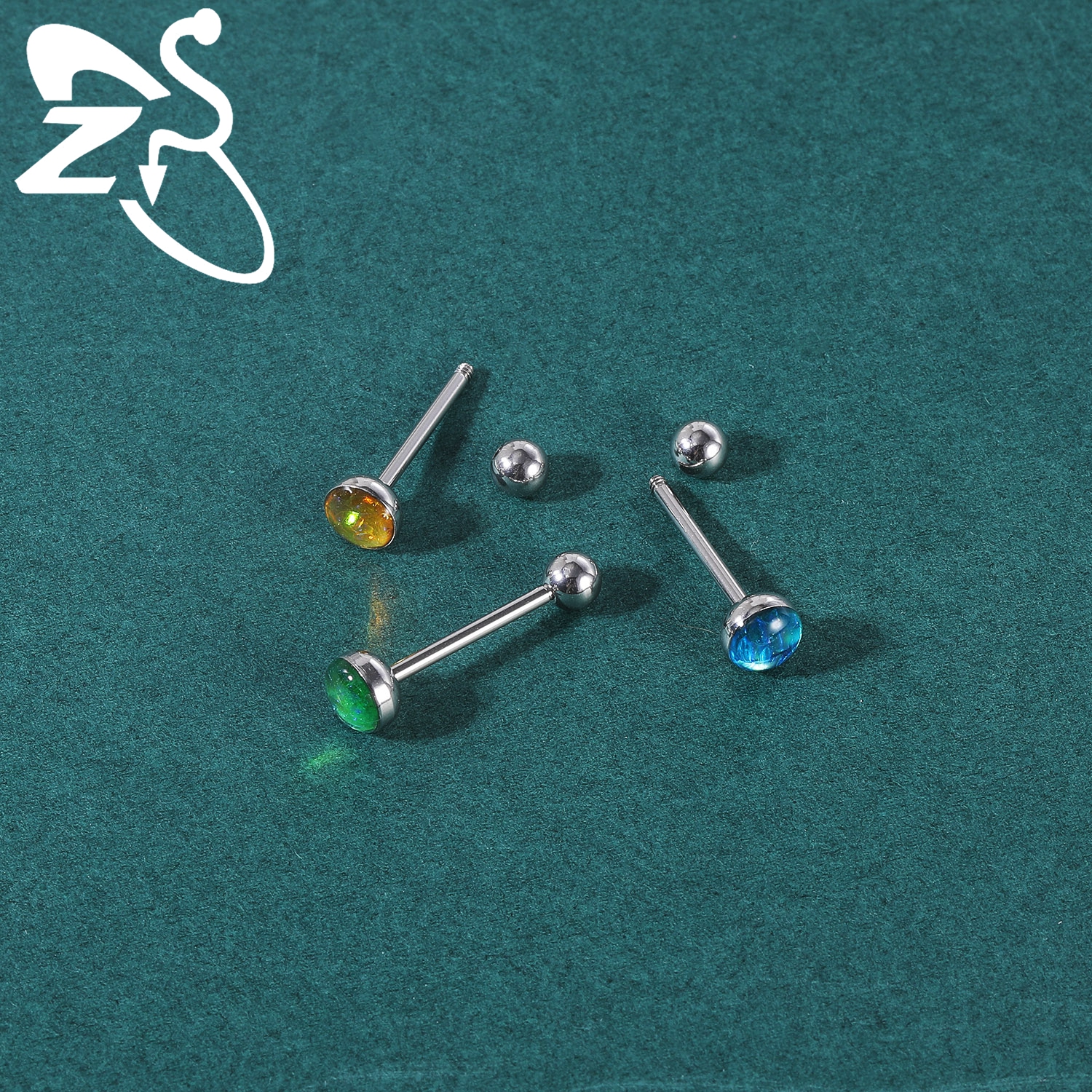 ZS 1 Piece Colorful 14G Stainl - Zs Body Jewelry recensie en prijs