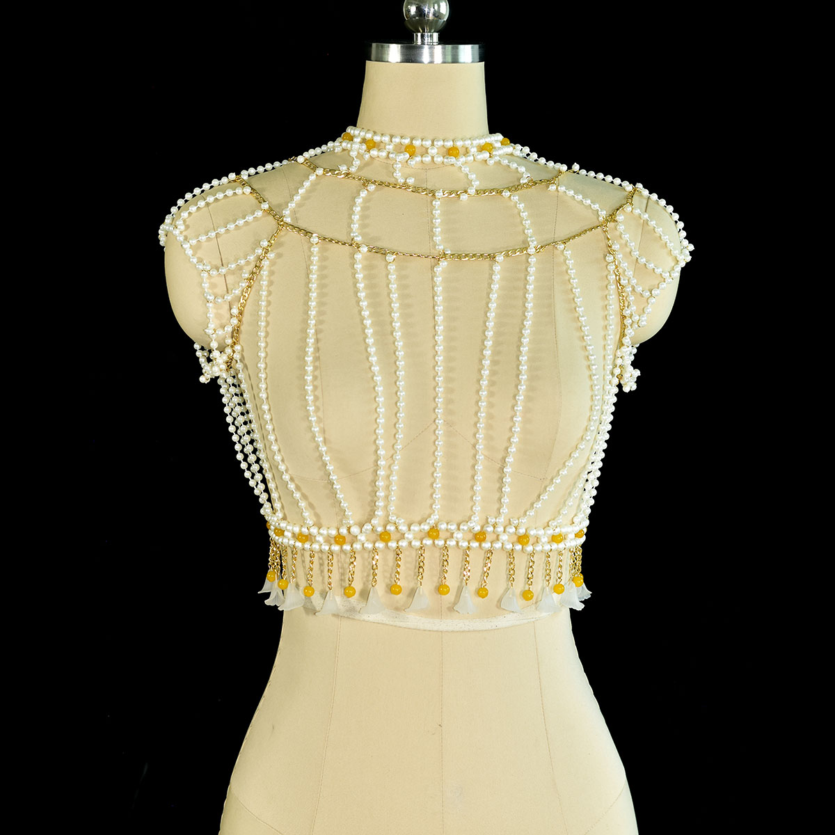 Elegant Fashion Ornate Imitati - Yellow Body Jewelry recensie en prijs