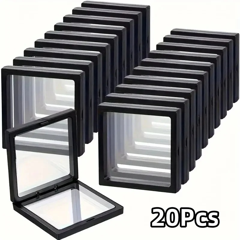 20Pcs Clearview 3D Floating Di - Body Jewelry Organizer recensie en prijs