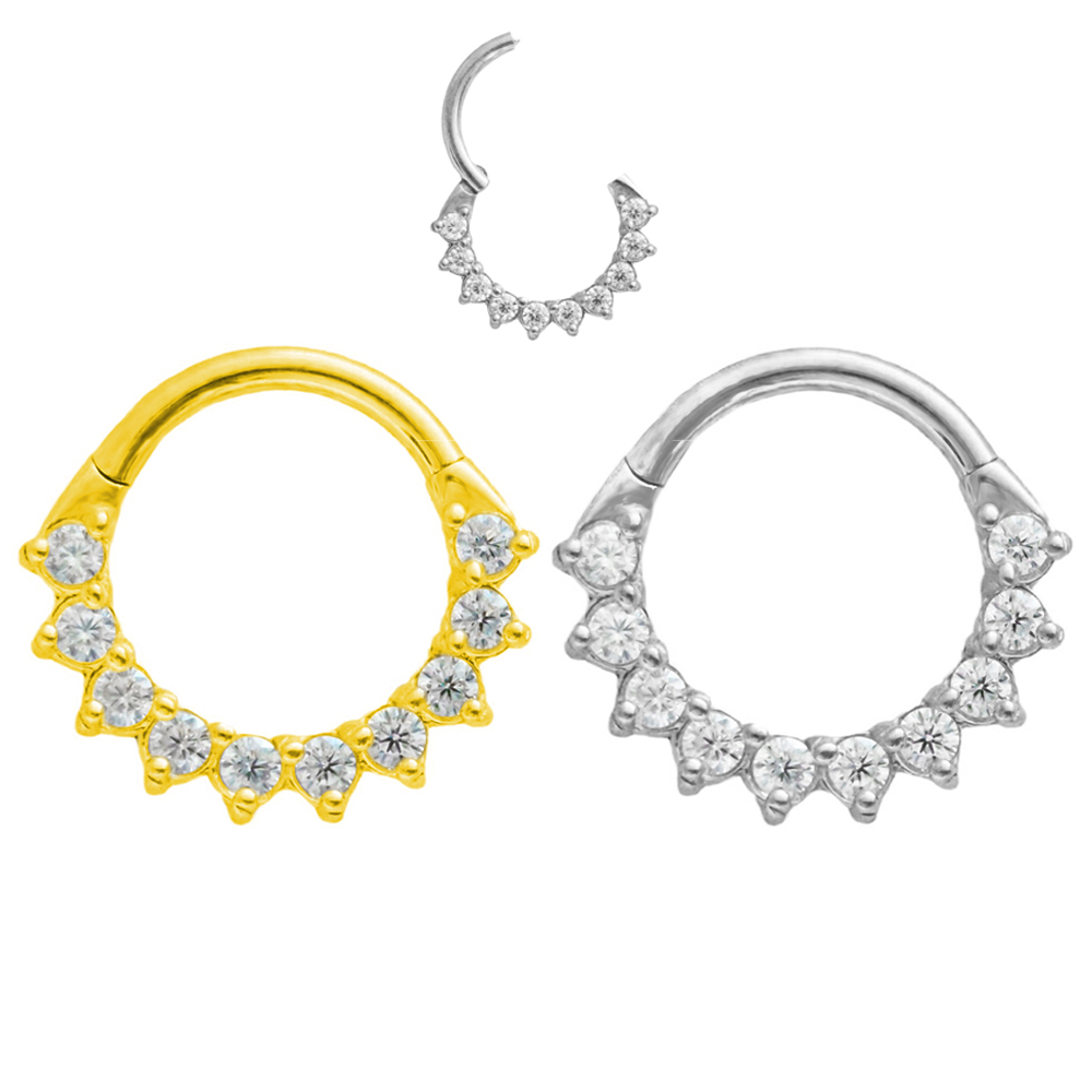 Trapezium CZ Septum 100%316L S - Septum Clicker Ring recensie en prijs