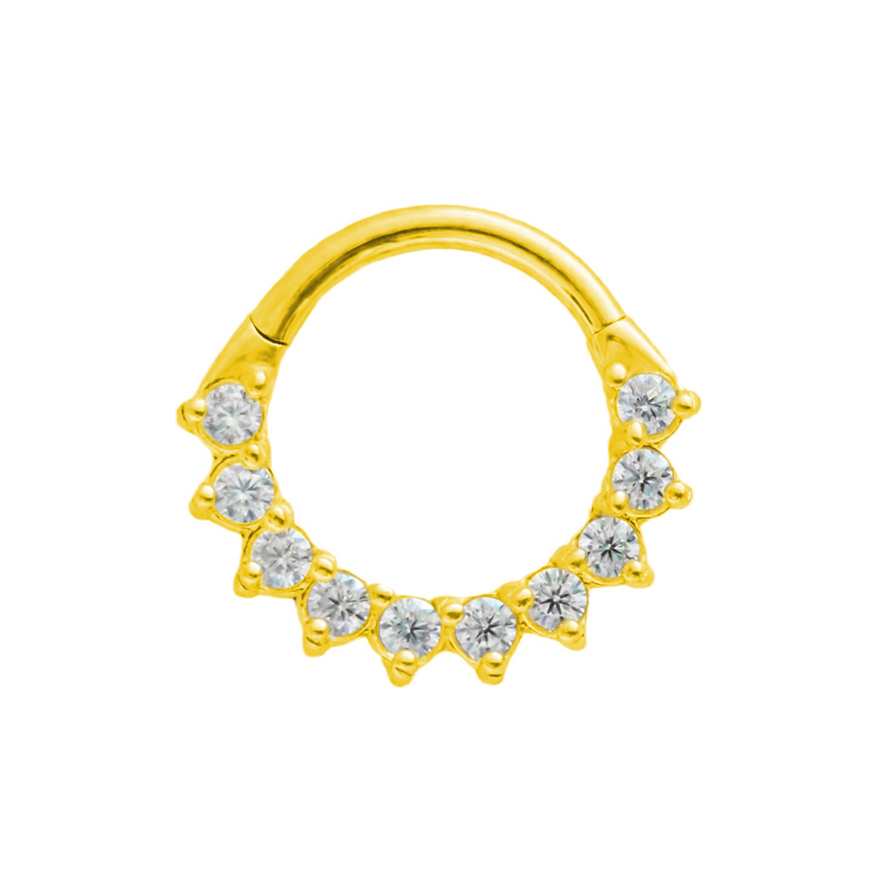 Trapezium CZ Septum 100%316L S - Septum Clicker Ring recensie en prijs