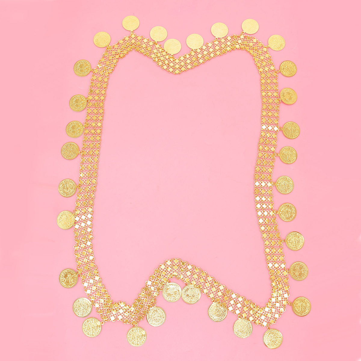Gold Plated Simple Large Coins - Body Jewelry Gold Plated recensie en prijs