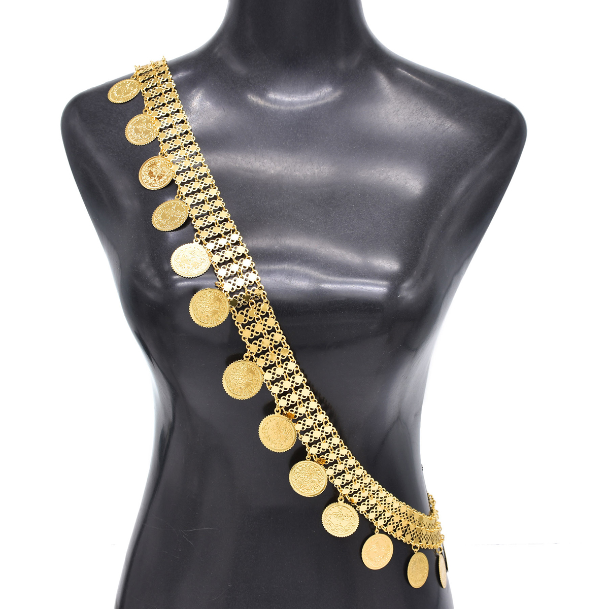 Gold Plated Simple Large Coins - Body Jewelry Gold Plated recensie en prijs
