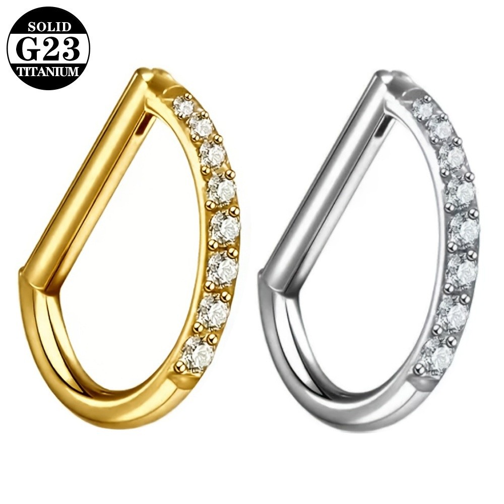 ASTM F136 Titanium Septum Ring - Septum Clicker Ring recensie en prijs